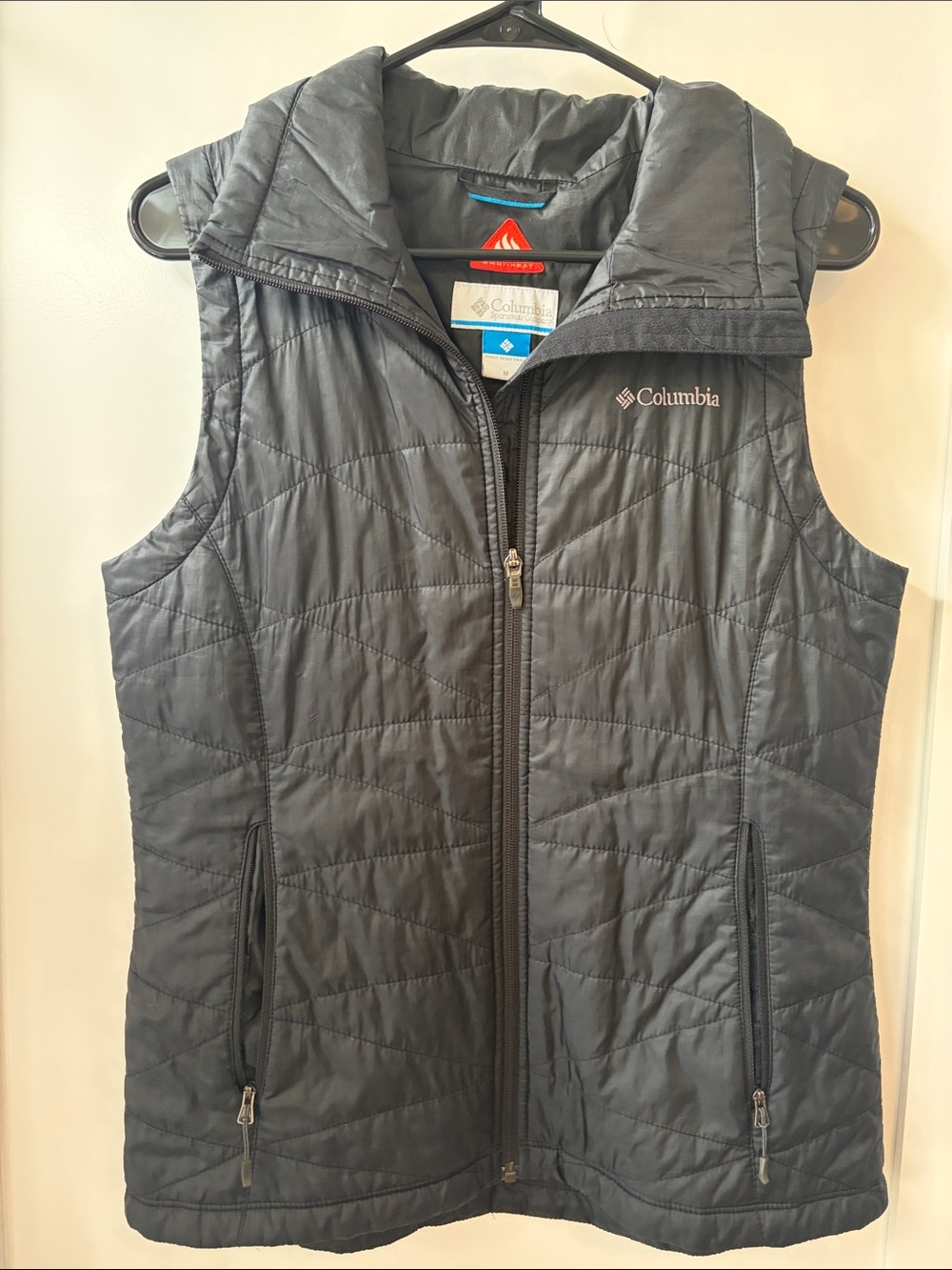 Columbia Black Quilted Omni Heat Vest